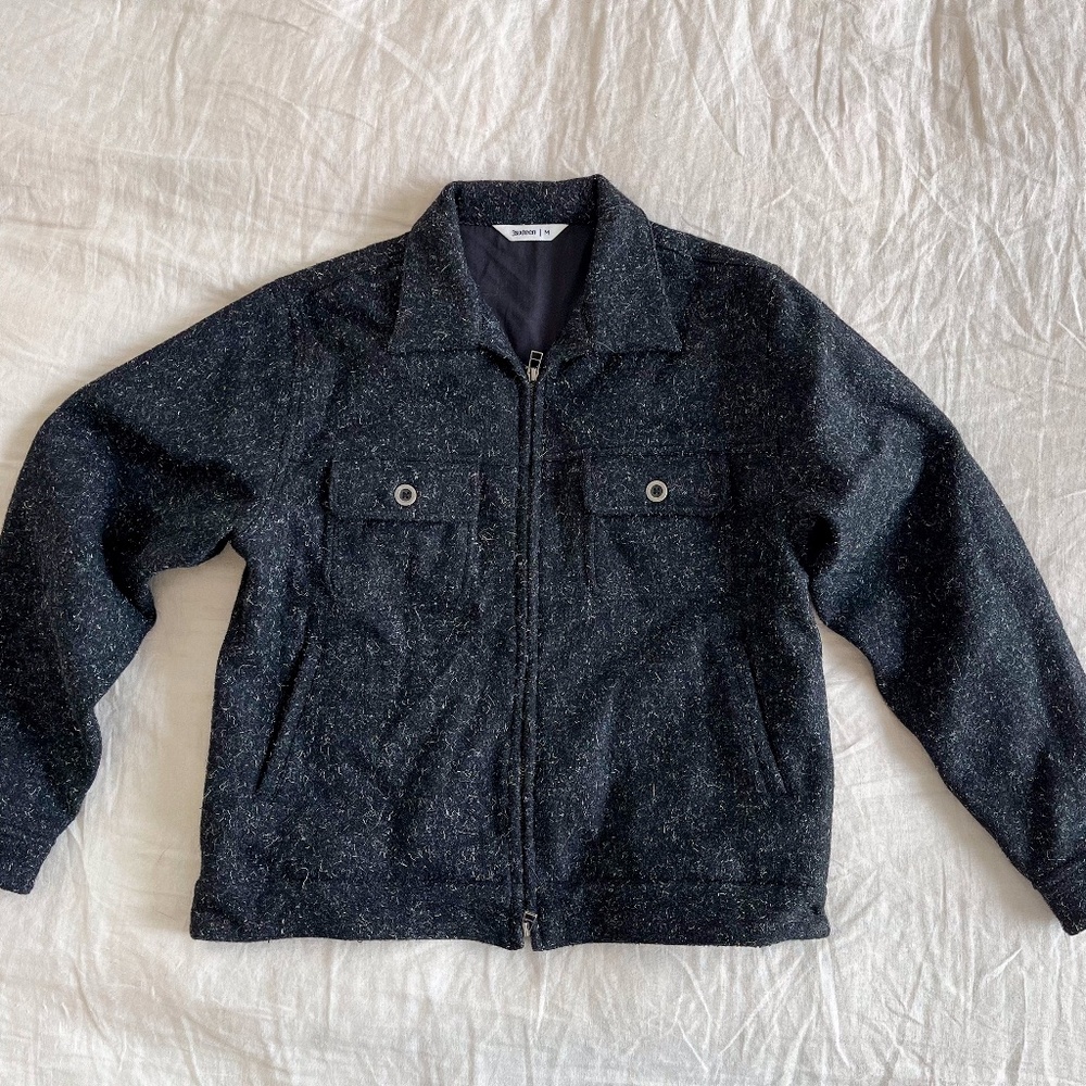 3sixteen Mechanic Jacket in Hairy Wool